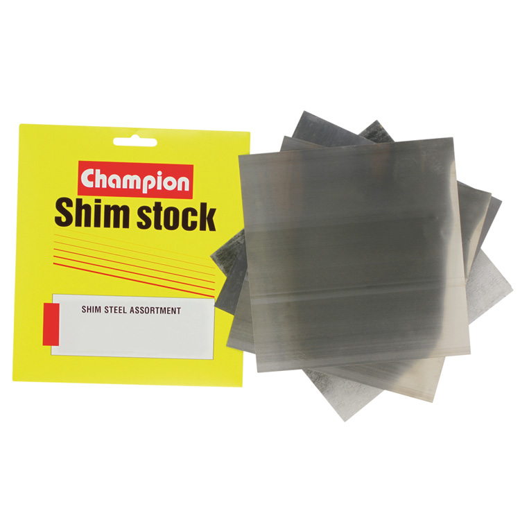 CHAMPION - 150 X 150 X .075 (.003) STEEL SHIM